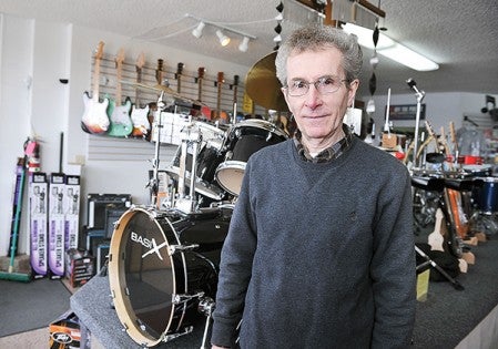 Bill Apold, owner of Apold Music, has made a living out of music, not only with his store on Oakland Avenue, but giving lessons as well.