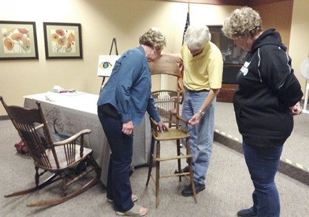 The Cedars of Austin held an antique appraisal show on Monday that featured items from $20 to more than $6,000. Photo provided