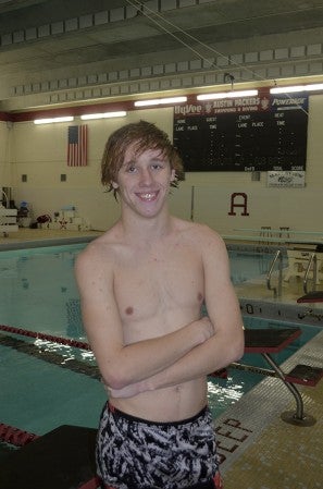 Austin senior swimmer Ian Christopherson. -- Rocky Hulne/sports@austindailyherald.com