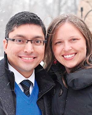 Meredith Eilertson and Nabeel Azeem