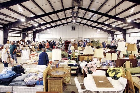 The 11th annual flea market brought out many people Friday, Saturday and Sunday to the Mower County Fairgrounds to peruse through antiques and a variety of items. Jason Schoonover/jason.schoonover@austindailyherald.com