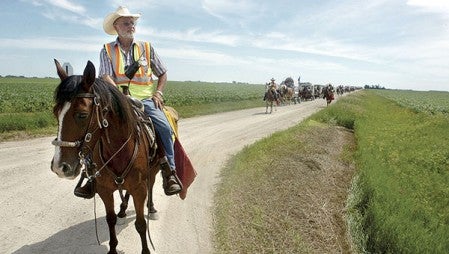 The Friendship Wagon Train will once again be traveling through the area this month. Herald file photo