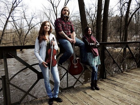 Joshua Whalen has stepped up his musical game with the addition of violinist Victoria Torkelson and vocalist Jessica Williams which adds a deeper tone to his music. Photo provided