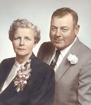 Anna Booth and her husband  Glenn. Photo provided