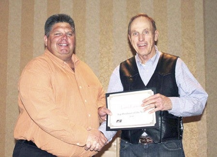 Local farmer Larry Larson was recognized recently by the Minnesota Farm Bureau Federation during its 96th annual meeting. Photo provided