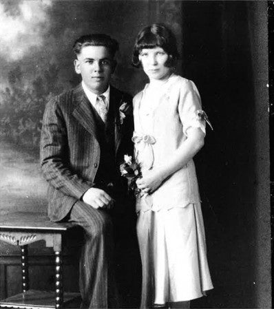 Bessie Miller and her husband William T. Miller were married on March 24, 1931 at the Methodist Chruch in Austin. 