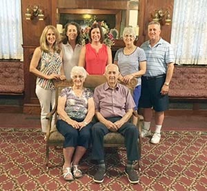 Members of the Hormel family visited the Hormel Historic Home. Photo provided