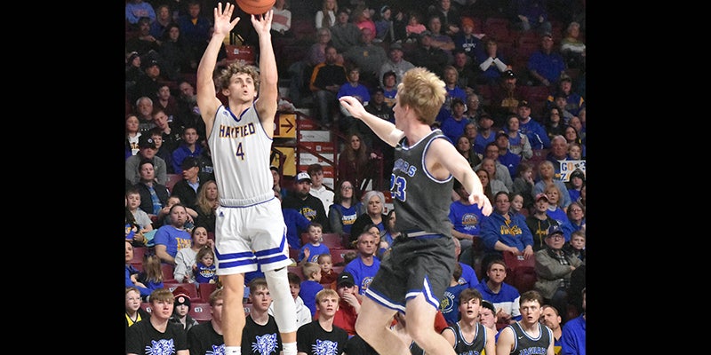 Hayfield Athletics on X: New Rings are in 2023 Boys State Basketball  Champs  / X