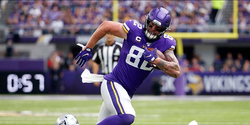 Ex-Vikings tight end Kyle Rudolph confirms retirement after 12