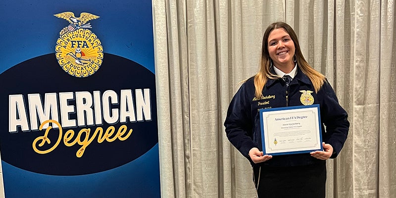 Local FFA Member Awarded National American FFA Degree – Austin Daily Herald